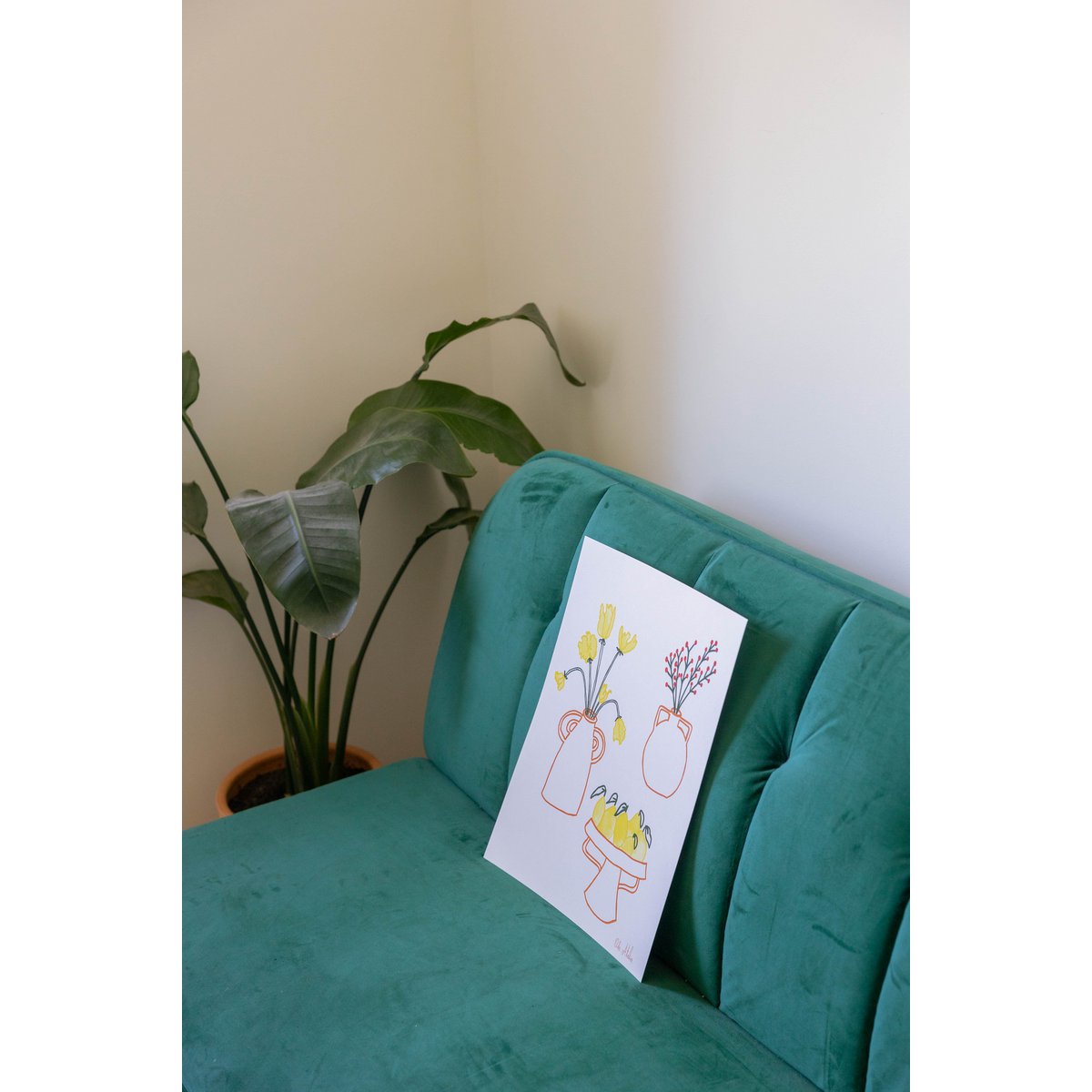 Art Print, Poster, Ilustration,Love collection Pottery Ceramic 
