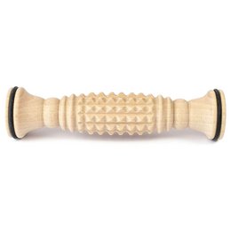 Masseur de pieds Outil de massage pour pieds Rouleau en bois 20 x 5 cm