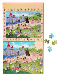 Rompecabezas magnético 2 en 1 - Juego de descubrimiento - Caballeros