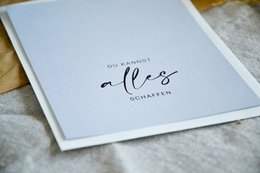 Postkarte "Du kannst alles schaffen"