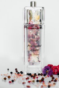 Gourmet Aromatisch zoutmengsel - Himalayazout met viooltjebloemblaadjes