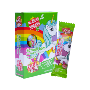 Fruitfunk Unicorn fruitbar strawberry 4-pack