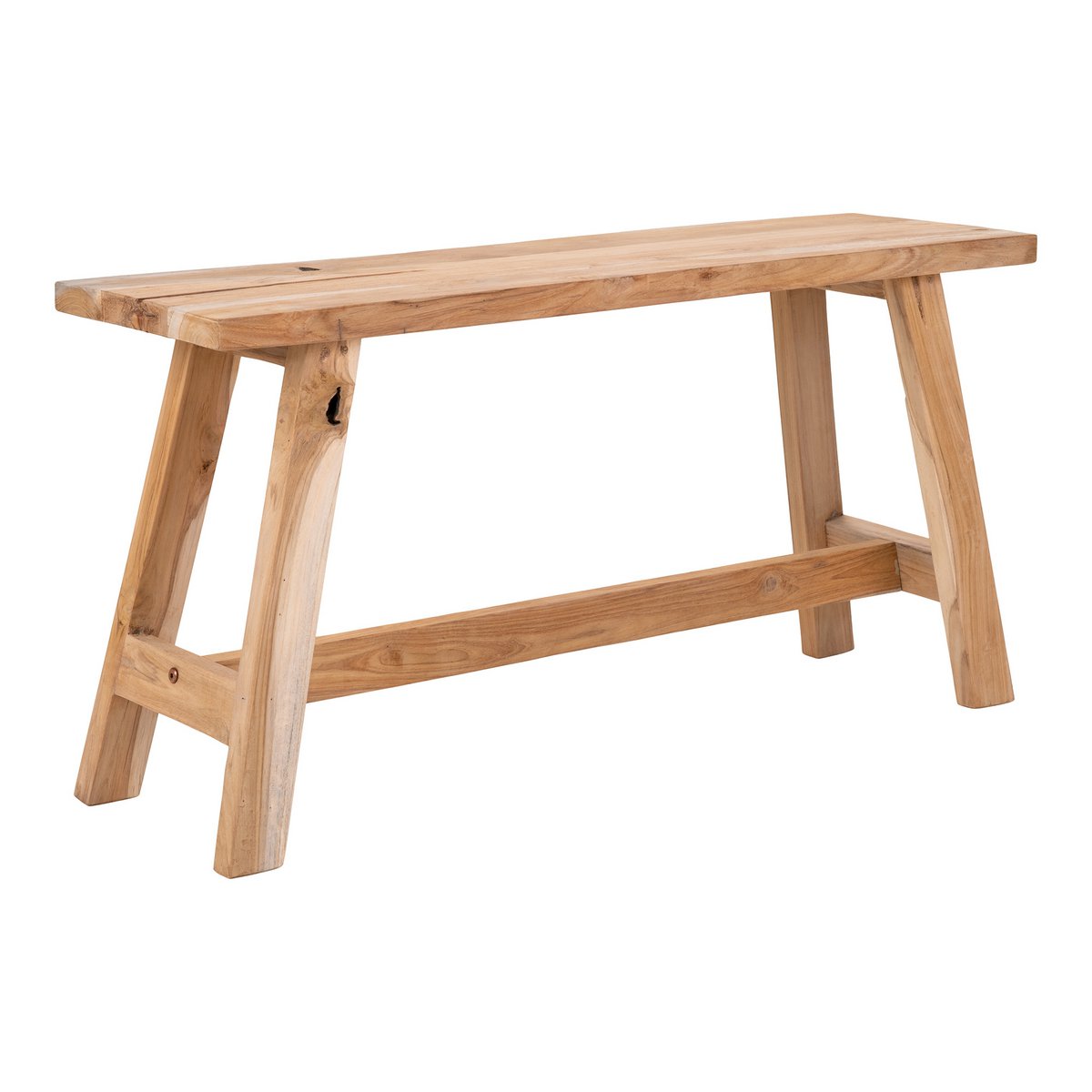 Barcelona Bench - Natural Teak, 90x25x45cm