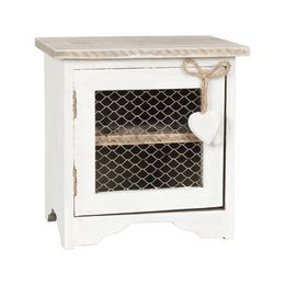 Eierkastje 19x14x19 cm Wit Hout Eierhouder