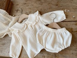 Set bloomer con colletto Annie & Charles® realizzato in cotone biologico