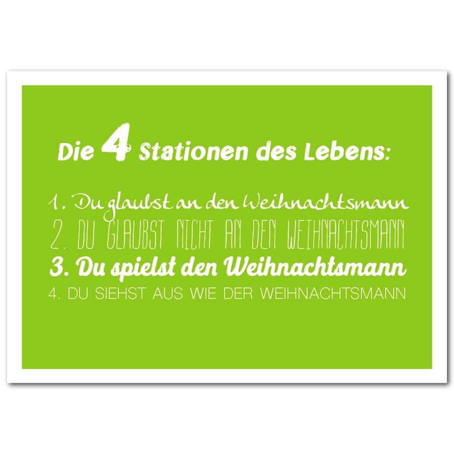 Postkaart "4 Stationen"