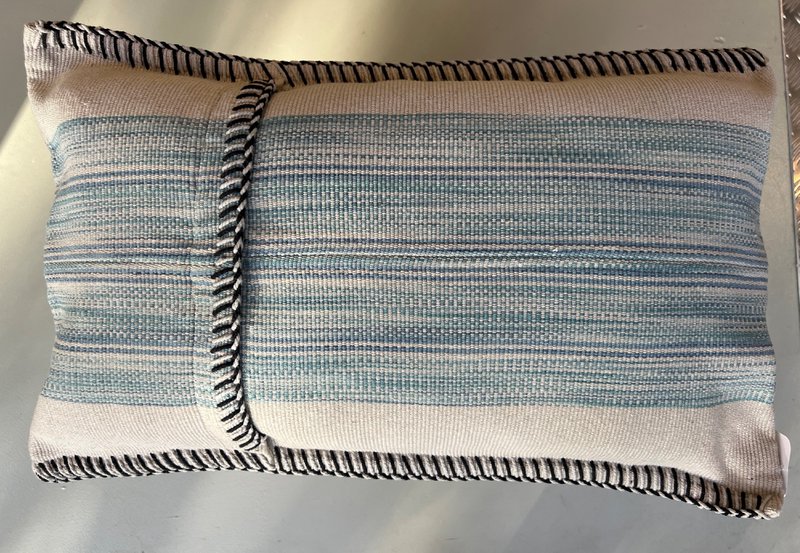 Kissen Azure – Hellgrüne Creme