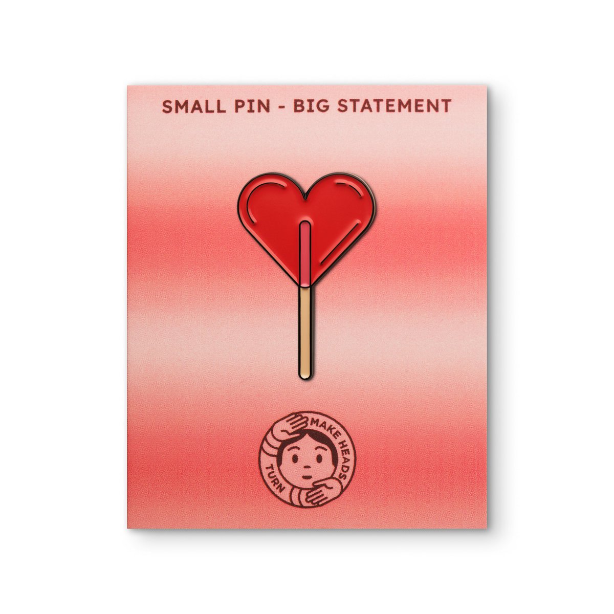 Email Pin "Heart Lollipop"
