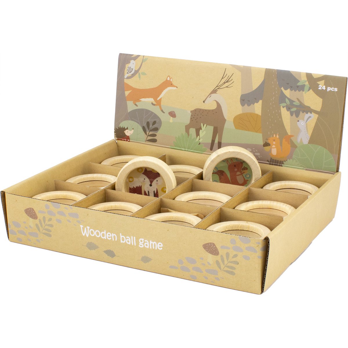 GIOCO DI PAZIENZA CON LA PALLA: LA FORESTA (set da 24)