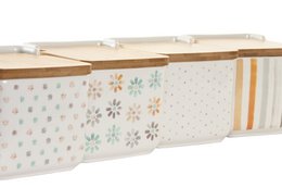 SALERO DOLOMITE 12,5X12,5X11,5 750ML, 4 SURT. PC200310