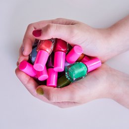 Packung mit 12 Mini-Nagellacken für Kinder – sortiert – Sommerfarben
