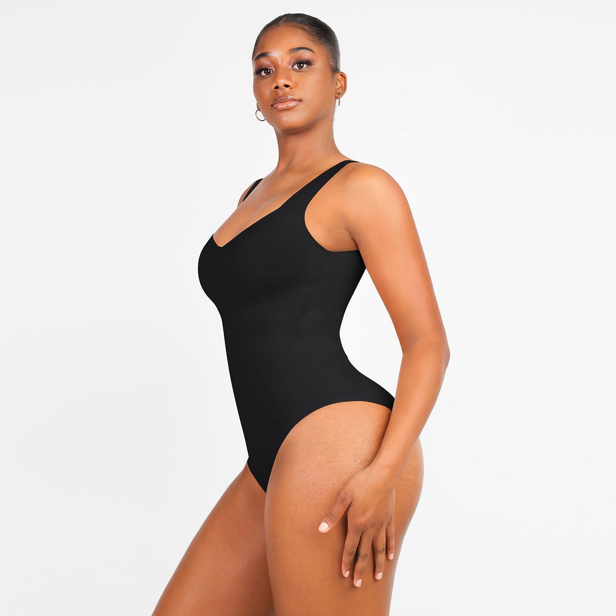 Sømløs Bodysuit Shapewear - Sort