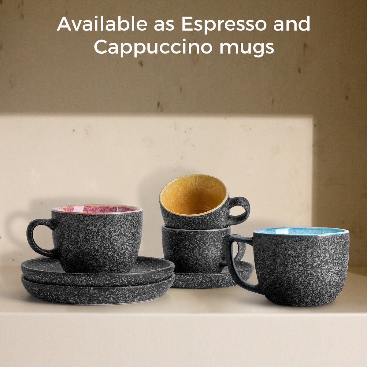 Cappuccinotassen Set Las Palmitas 6er Set 190 ml