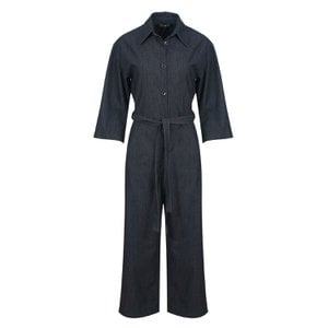 Dark Grey Denim Jumpsuit