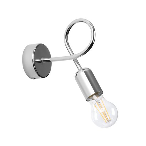 LOOP chrome wall lamp
