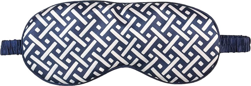 WS Satin Eye Mask Geo Weave