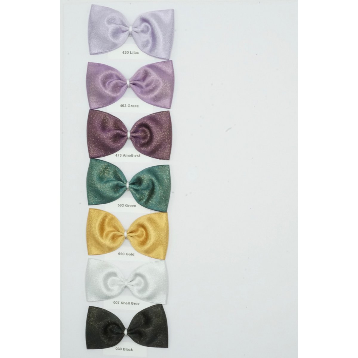 Nylon haarband metallic satijn regular mini