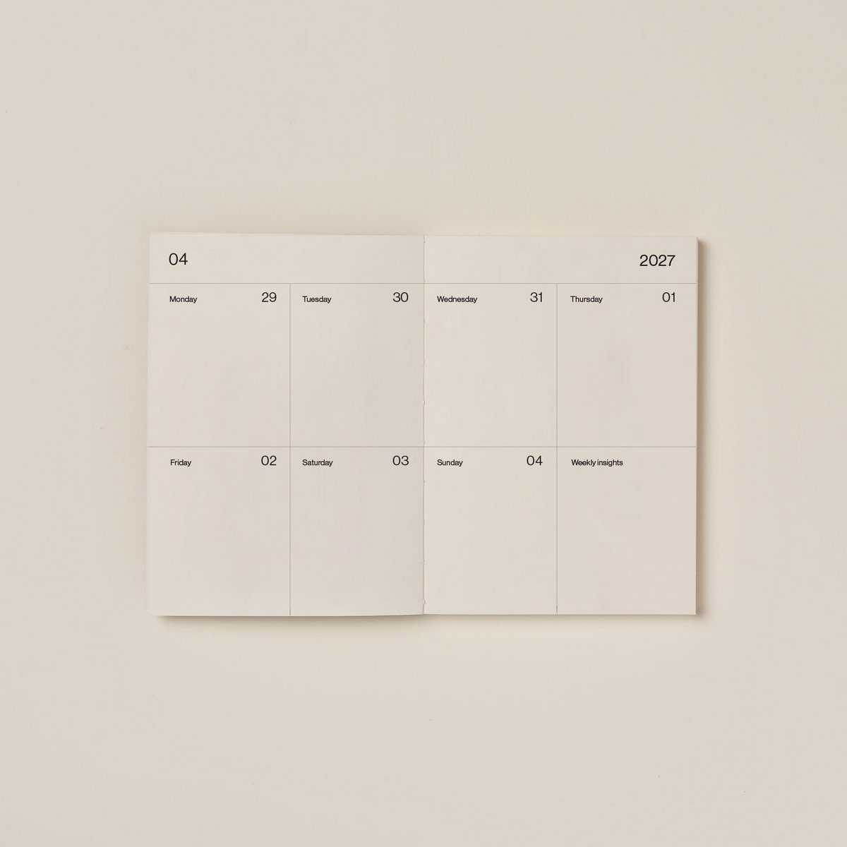 Zeitschrift 2027 – Ton