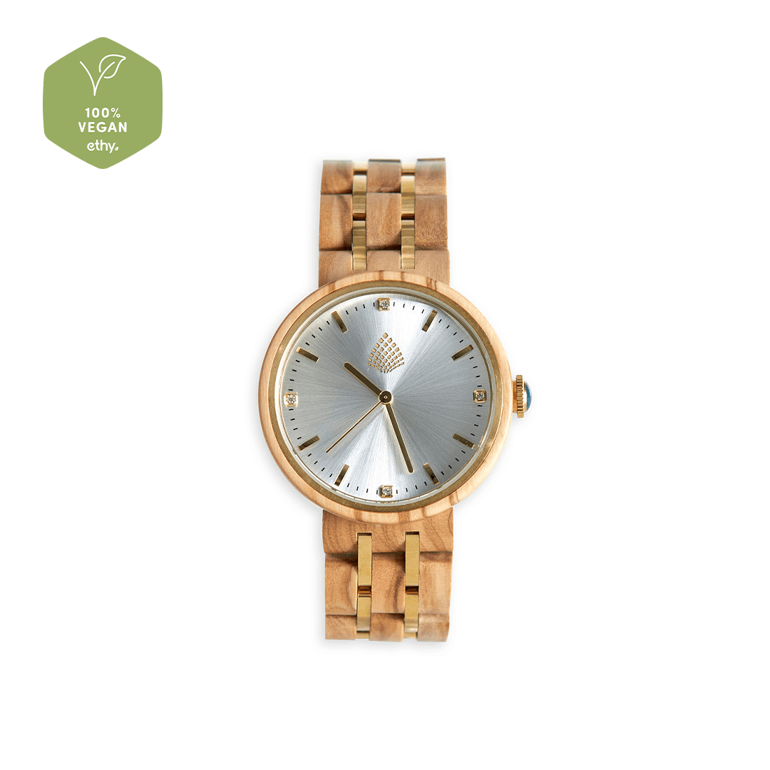 The Teak - Handmade Vegan Wood Watch