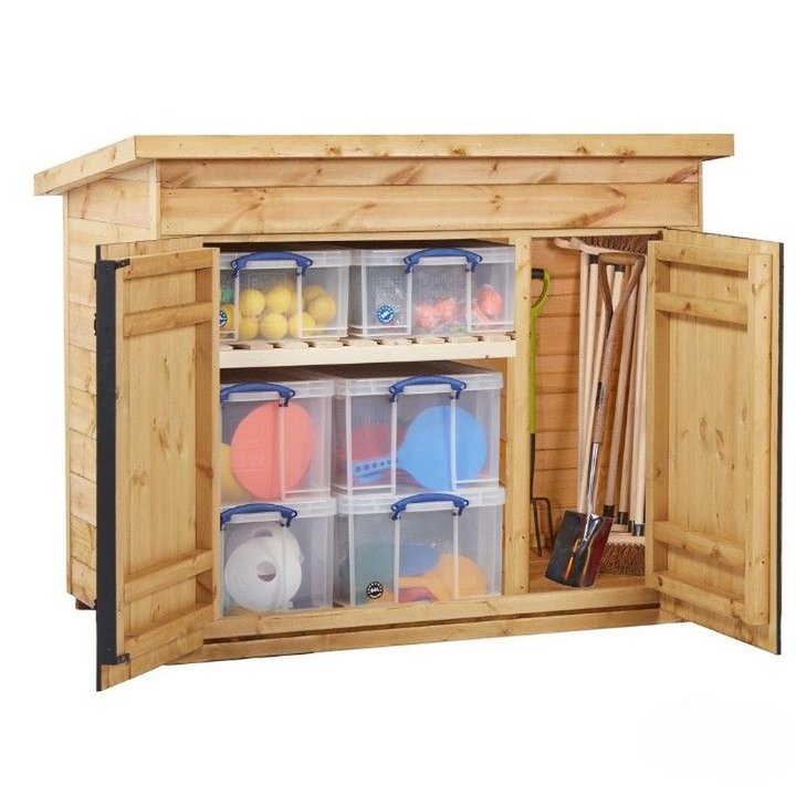 Cosy Grote en Rijke Buitenopslag Schuur Sports Equipment en Tuinieren Winkel