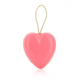 Soap heart on rope red 95g. - valentine