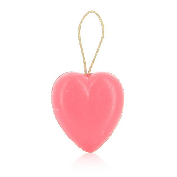 Soap heart on rope red 95g. - valentine