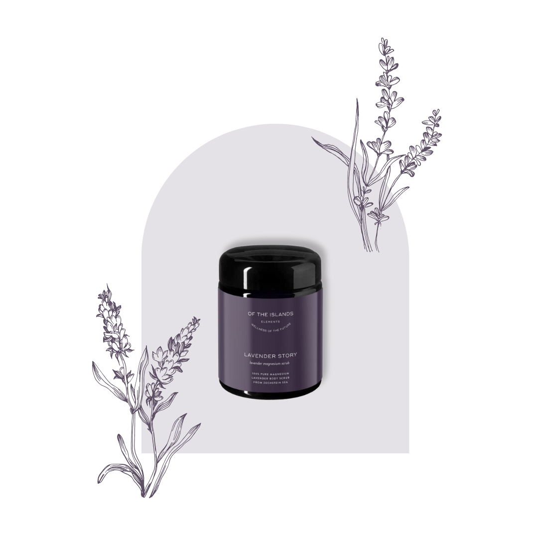 Scrub per corpo magnesio lavanda