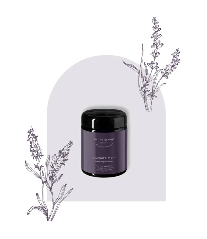 Scrub per corpo magnesio lavanda