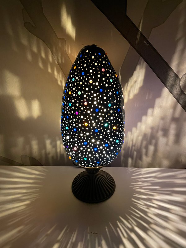 Lampa Z Tykwy - Kot i Księżyc