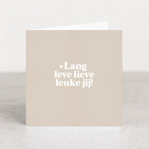 Double card | Long live dear nice you