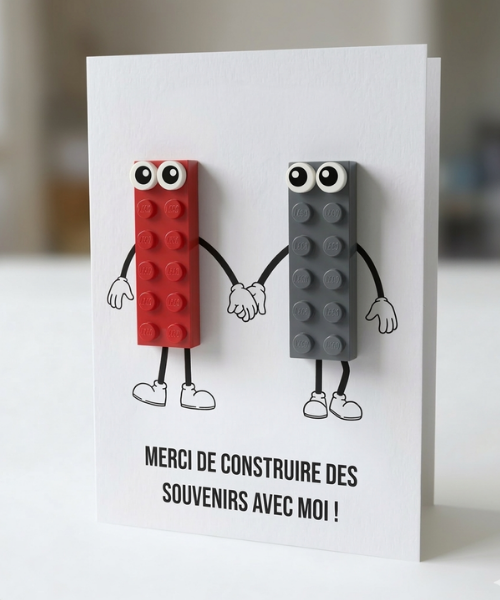Carte postale Building Memories – Brique de construction LEGO