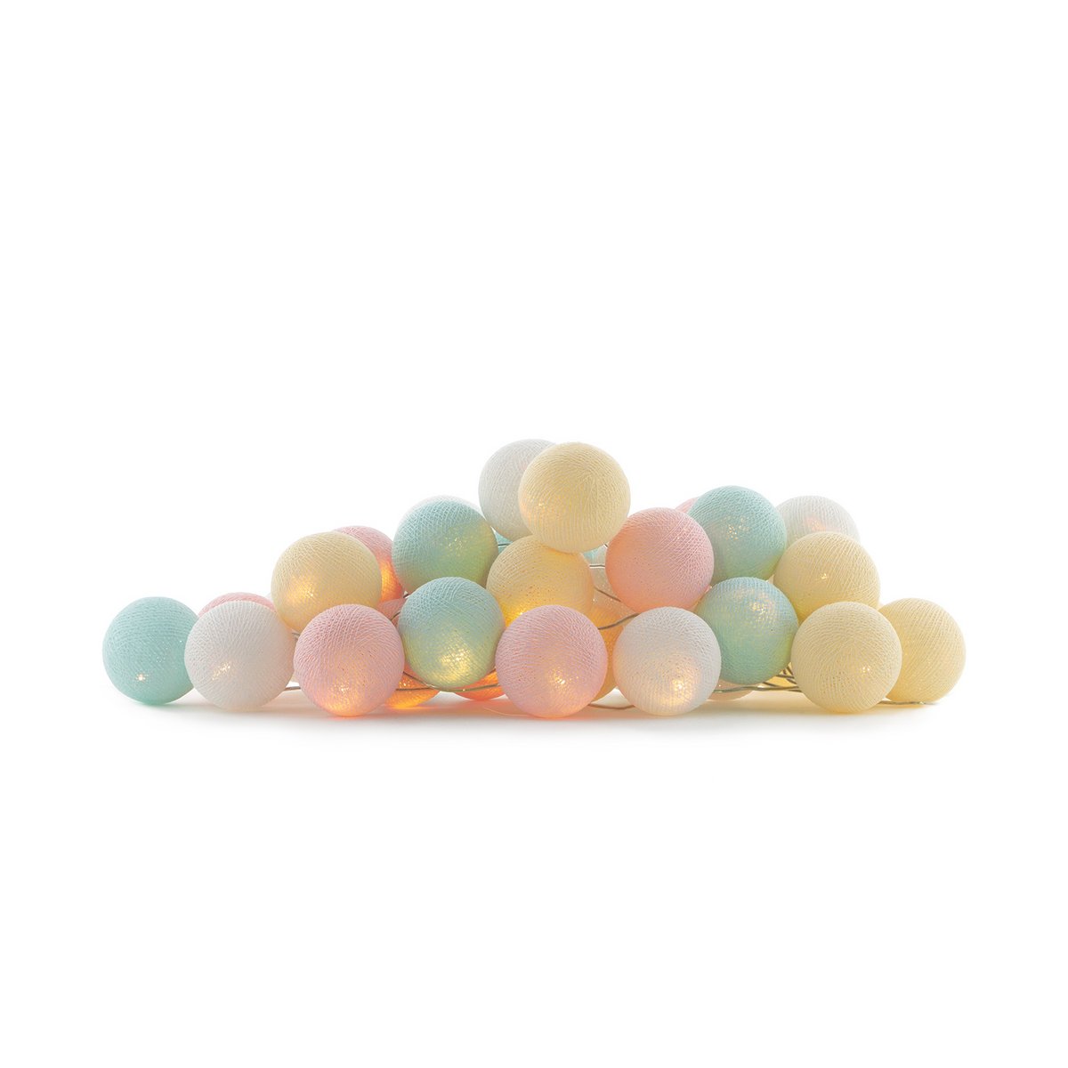 Indendørs almindelig String Light - Pastel