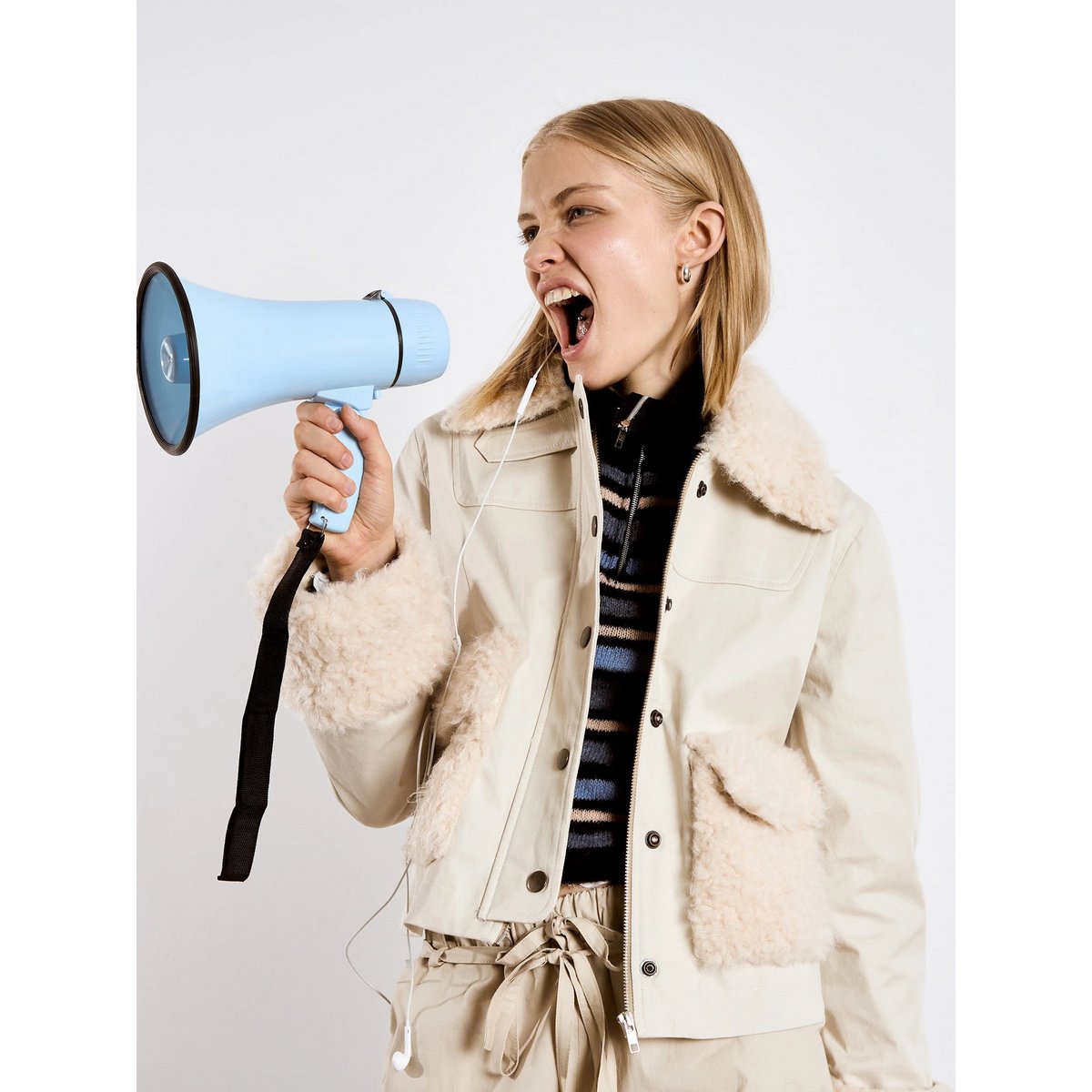 Veste crème tendre