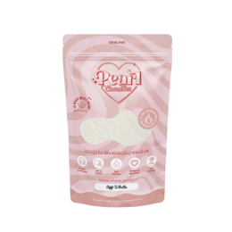  Off-white pillar candle, 250 GR or 500 GR size, made of pearl wax.