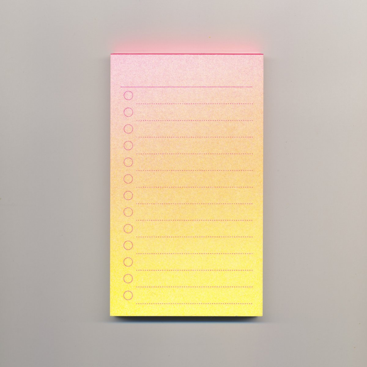 Risographie To-do Block (7,4 x 12,8 cm)