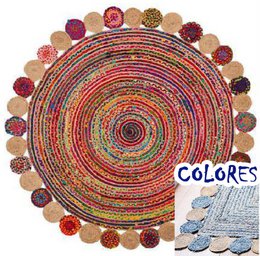 ALFOMBRA ALGODON YUTE 160X160X1 2100GSM TX196993