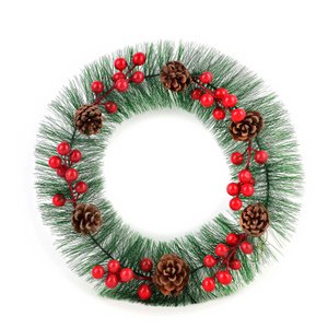 SANTA LILA Kranz 30cm