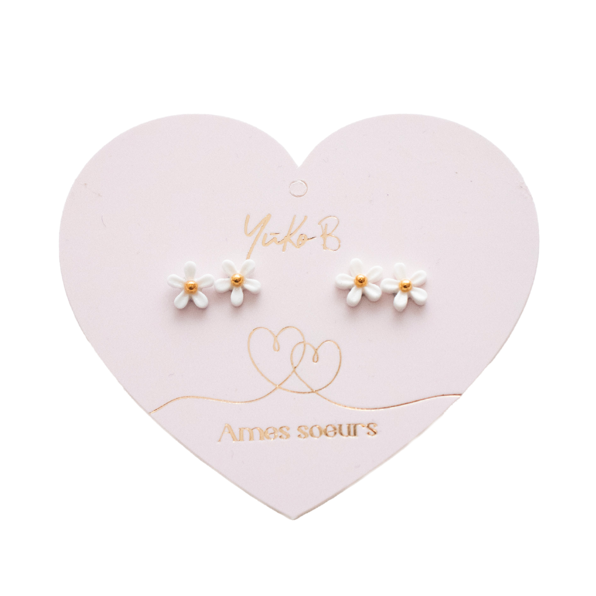Duo Earrings - Soul Mates - Milk Flowers