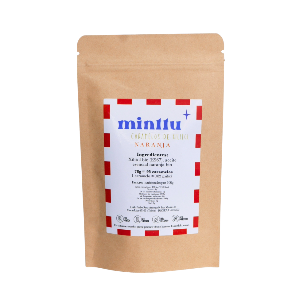 Minttu 100% Xylitol Mints - Orange 78g : Impulse Checkout Product for Retail
