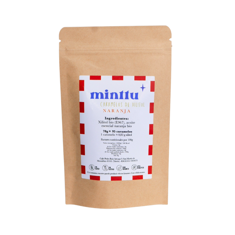 Minttu 100% Xylitol Mints - Orange 78g : Impulse Checkout Product for Retail