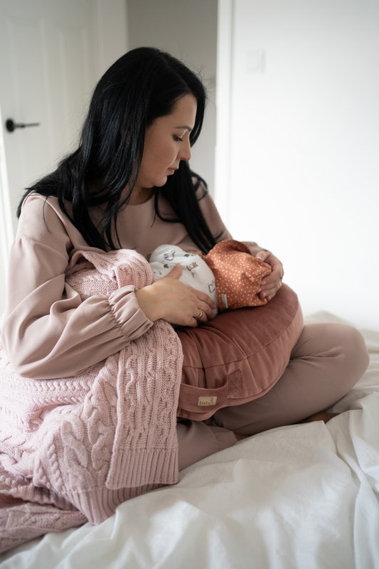 fløjls ammepude- til mor og baby, fløjlsammepude, mor og babypude