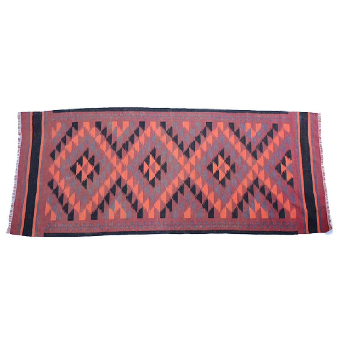 Vintage wandtapijt Kilim wollen vloerkleed