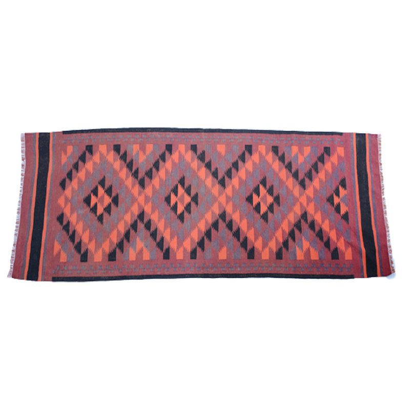 Tapis Kilim Tapisserie Vintage en Laine