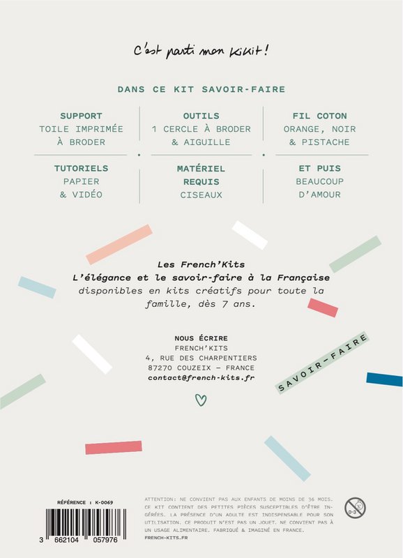 Kit Broderie Renard