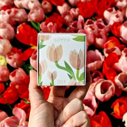 Tulp håndlavet sæbe | Mandarin, neroli og lavendel