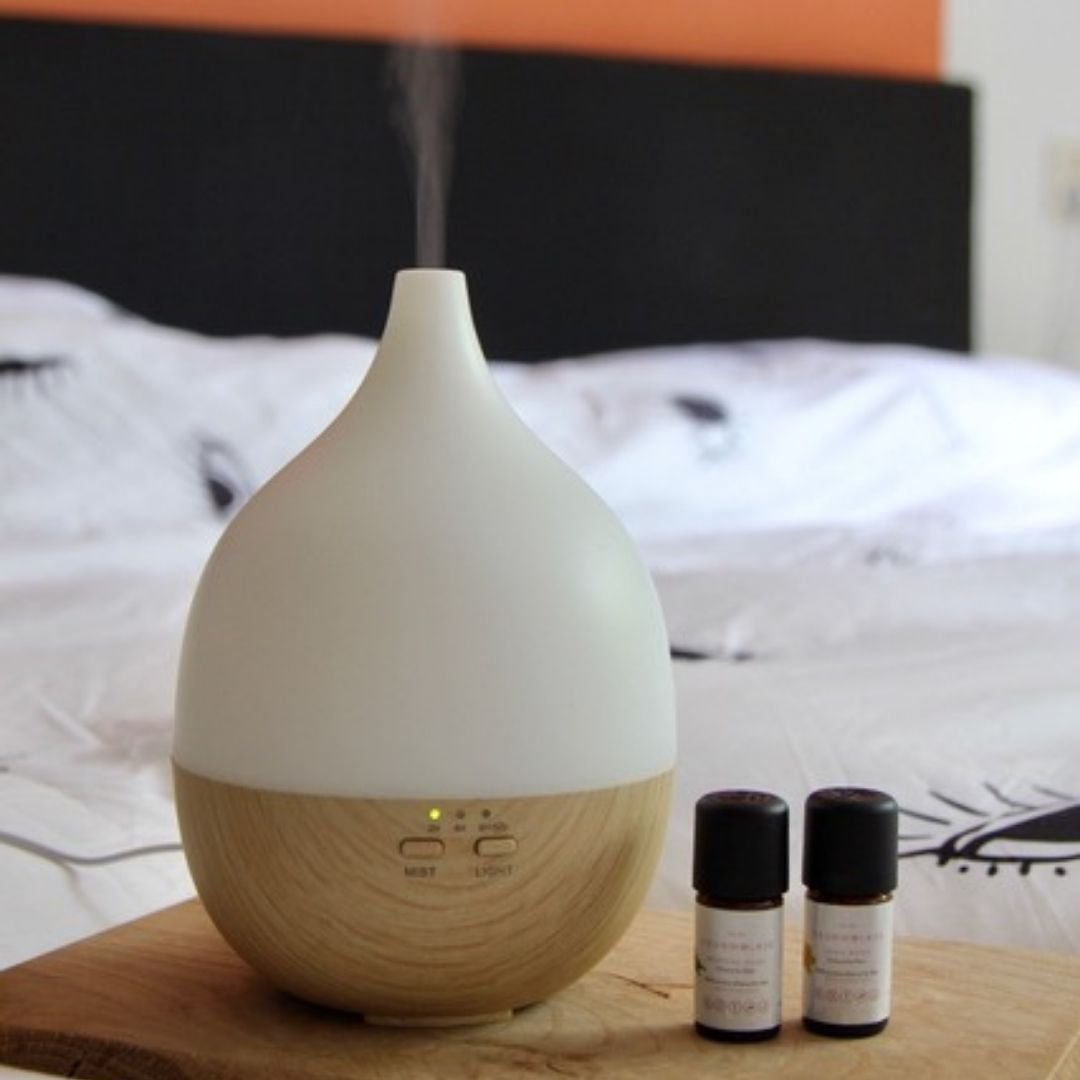Close 2 Nature 2.0 also night light - Geurwolkje® Diffuser - Light wood - 200 ml - Recommended retail price €44.95