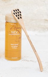 Natural bamboo honey spoon