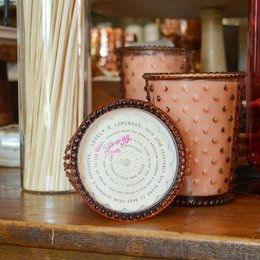 Simpatico Hobnail glaslys 16 oz %2336 Beach Plum