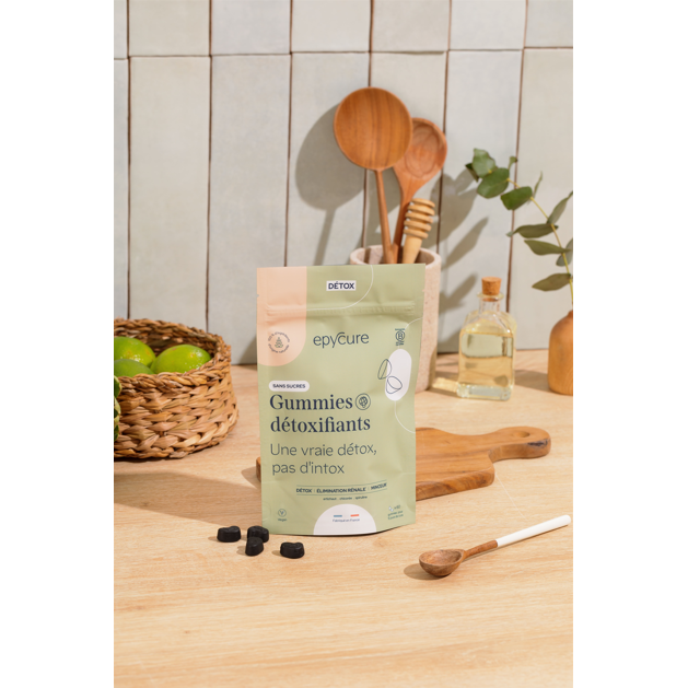 GOMME DETOX SENZA ZUCCHERO - 15 GIORNI DI CURA - 4 caramelle gommose al giorno