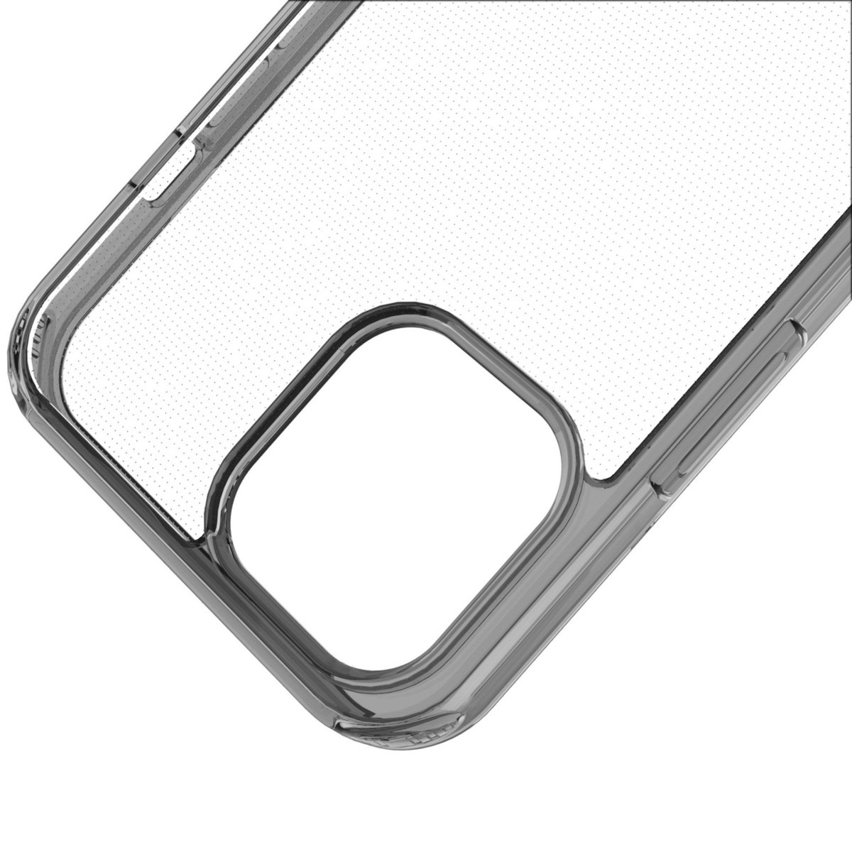 Etui na telefon iPhone 12 Series SZARE przezroczyste